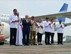Presiden Jokowi dan Sri Mulyani Luncurkan Bantuan Kemanusiaan untuk Sudan dan Palestina