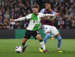 Liverpool Ulangi Catatan Lawas, Buang Keunggulan atas Villa