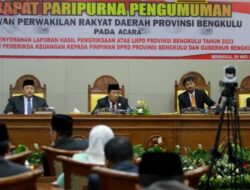 Zaman Kepemimpinan Gubernur Rohidin, Pemprov 7 Kali Berturut – Turut Berhasil Raih WTP dari BPK