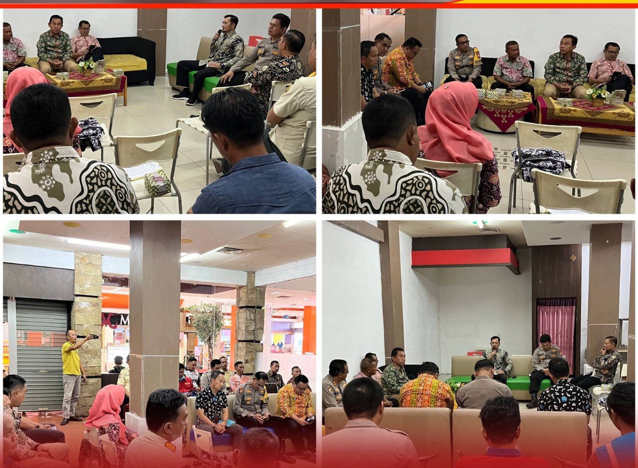 Wakapolresta Bengkulu Ikuti Rapat Koordinasi Persiapan Penertiban PKL di depan PTM dan Seberang Mega Mall Kota Bengkulu