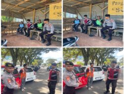 Samapta Bengkulu Lakukan Patroli  Terhadap Pangkalan Ojek dan Petuas Parkir