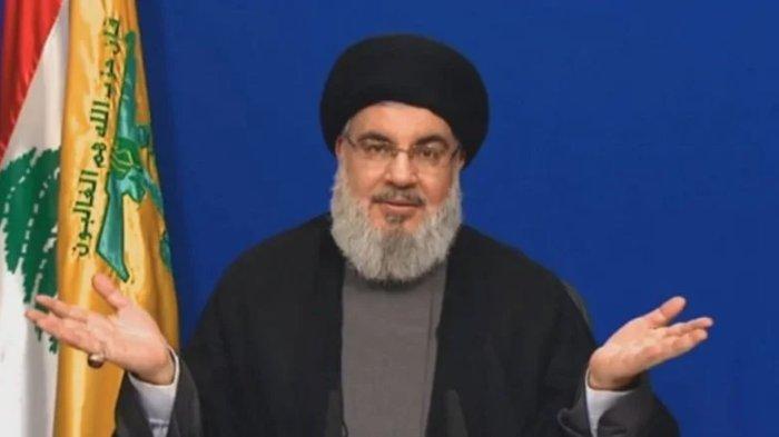 Sekretaris Jenderal Hizbullah Hassan Nasrallah Artikel ini telah tayang di Tribunnews.com dengan judul Negara Kecil Ini Ikut Terseret-seret Perang Hizbullah-Israel, 'Tak Ada Lagi Tempat yang Aman', https://www.tribunnews.com/internasional/2024/06/20/negara-kecil-ini-ikut-terseret-seret-perang-hizbullah-israel-tak-ada-lagi-tempat-yang-aman. Penulis: Hendra Gunawan