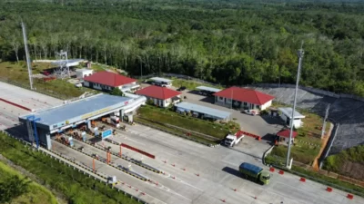 Keberadaan Tol Bengkulu-Lubuk Linggau, Sumsel Seksi 1 yang sudah dimanfaatkan pengendara.