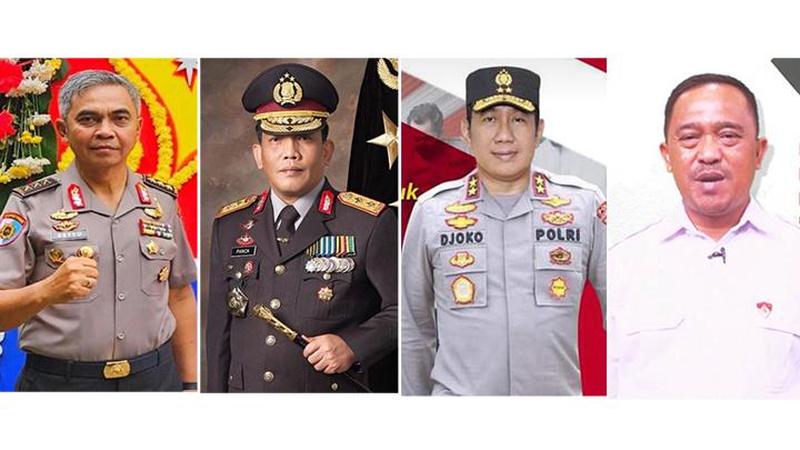 Keempat jenderal polisi daftar capim kpk lolos seleksi administrasi yakni Komjen Setyo Budiyanto, Komjen Panca Simanjuntak, Irjen Djoko Poerwanto, dan Irjen Didik Agung Widjanarko