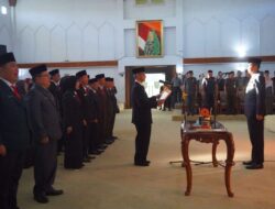 Sekda Isnan Fajri Lantik 80 Pejabat Eselon III dan IV Bengkulu