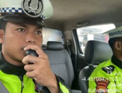 Polres BS Berikan Himbauan Larangan Knalpot Tak Sesuai Spesifikasi dengan Penerangan Keliling