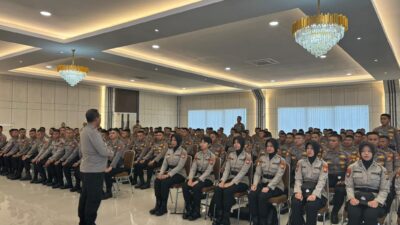 Wakapolda Bengkulu lakukan pembekalan orientasi petugas bintara dan tamtama remaja Lulusan Diktukba Polri Gelombang I Tahun Anggaran 2024