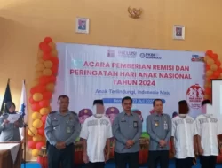 Hari Anak Nasional Kanwil Kemenkumham Bengkulu Berikan Remisi 32 Anak Binaan LPKA