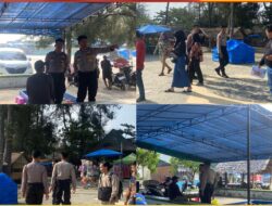 Sat SamaptaPolresta Bengkulu Patroli di Kawasan Wisata Pantai Panjang Guna Antisipasi Tindak Pidana 3C