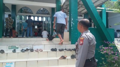 Pengamanan pelaksanaan ibadah Shalat Jumat, Polsek Ratu Samban