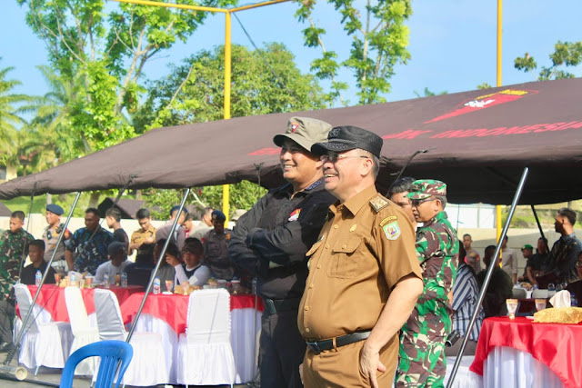 Asisten II Pemerintah Provinsi Bengkulu Raden Ahmad Denni menghadiri lomba Kejuaraan Tembak