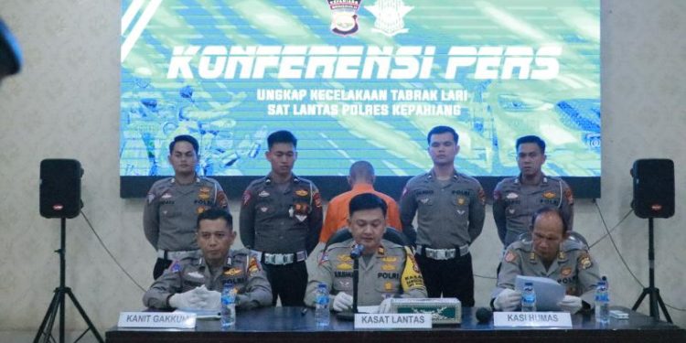 Satlantas polres kepahiang berhasil tangkap pelaku tabrak lari