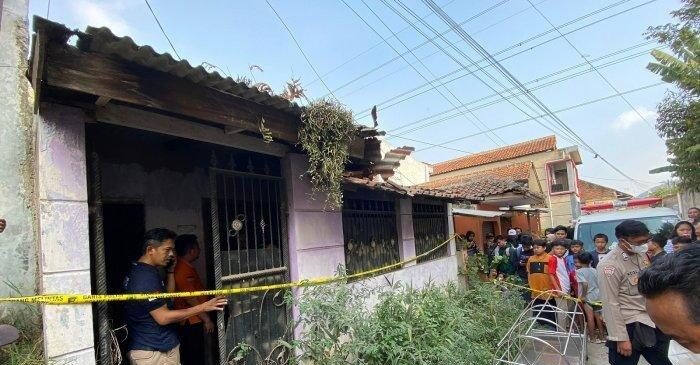 Rumah Indah Hayati (55) dan Ela Immanuel (24), ibu dan anak yang ditemukan sudah jadi kerangka di Padalarang, Kabupaten Bandung Barat (KBB).