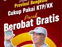 Gubernur Rohidin Luncurkan Layanan Kesehatan Gratis dengan Tunjukkan KTP untuk Warga Bengkulu