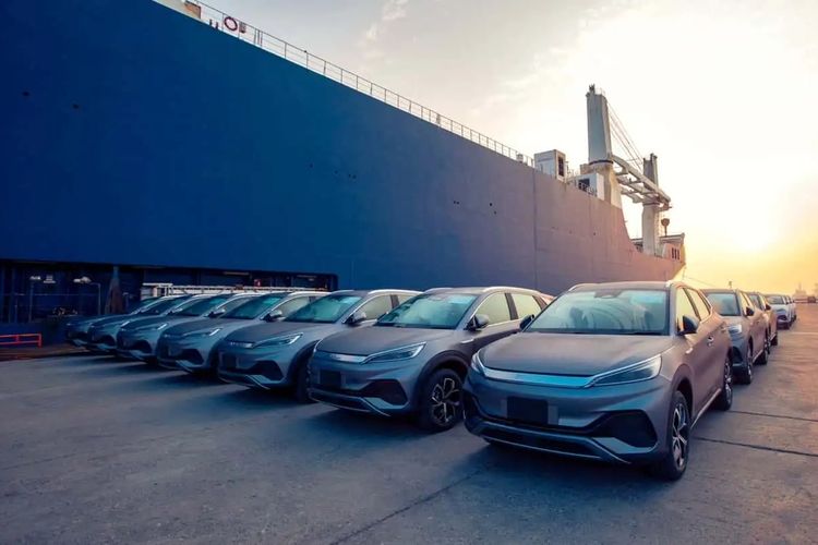 China ekspor mobil listrik di berbagai negara