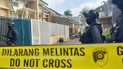 Lokasi penangkapan terduga teroris di Kota Batu, Malang