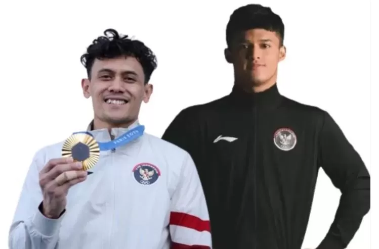 Indonesia meraih dua medali emas yang disumbangkan atlet panjang tebing Veddriq Leonardo dan atlet angkat besi Rizki Juniansyah.