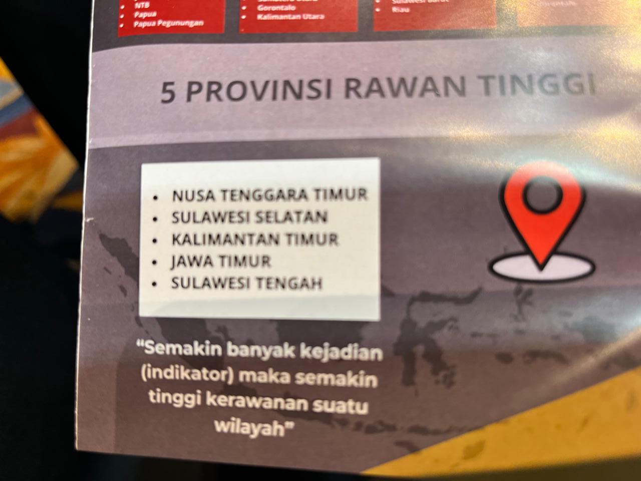Sulawesi Selatan masuk ke dalam 5 besar provinsi dengan kategori rawan tinggi di Pilkada Serentak 2024
