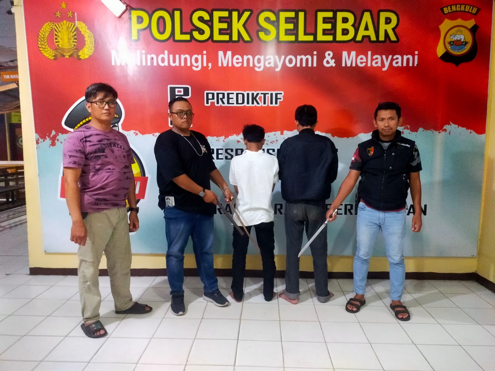 Polisi amankan geng motor bawa senjata tajam di bengkulu