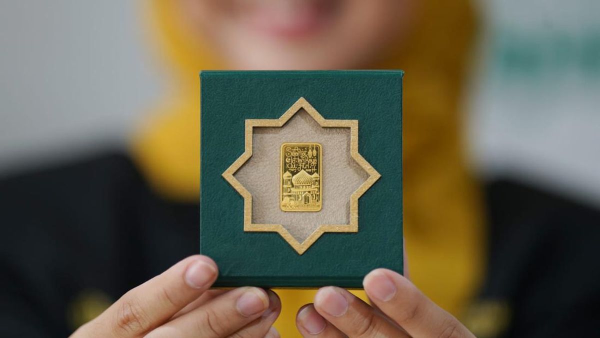 Ilustrasi emas antam