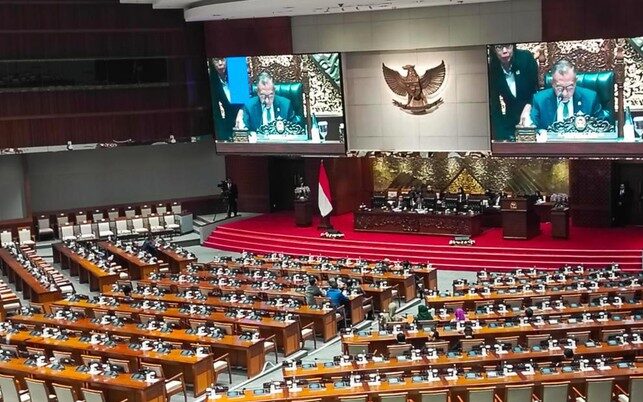 Rapat paripurna DPR RI Pembicaraan Tingkat II/Pengambilan Keputusan terhadap Rancangan Undang- Undang tentang APBN Tahun Anggaran 2025