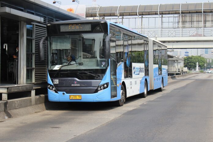 Ilustrasi Bus Transjakarta