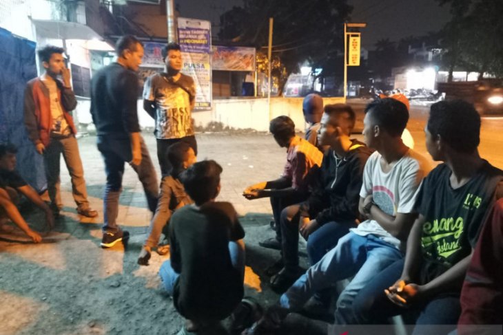 ilustrasi pengankapan geng motor bengkulu