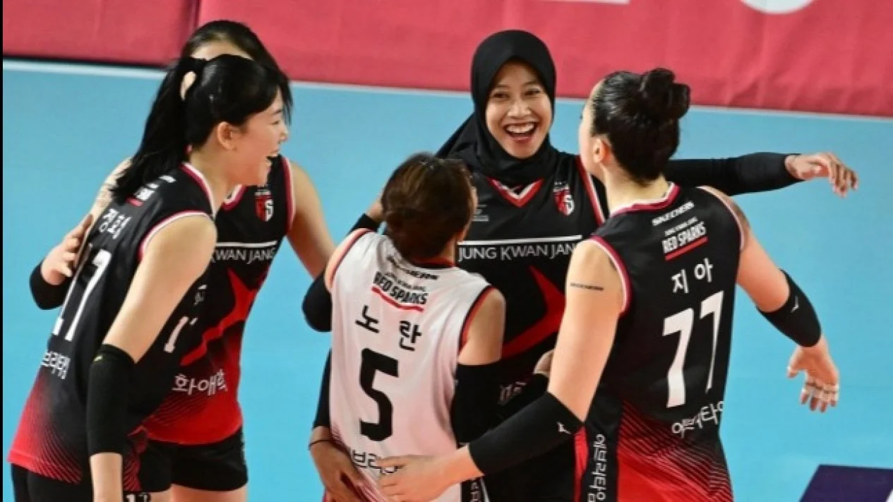 megawati pemain volly (foto progres.id)