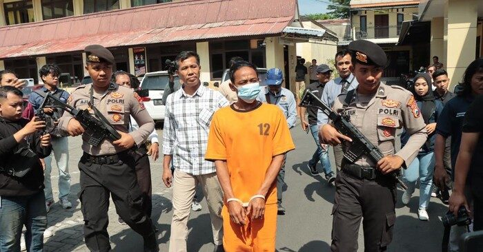 Pelaku pembunuhan di nganjuk