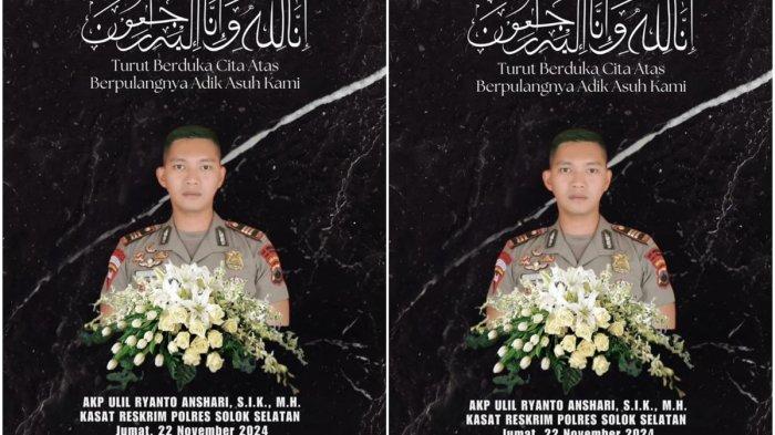 Kepala Satuan Reskrim (Kasat Reskrim) Polres Solok Selatan Akp Ulil Ryanto Anshari tewas ditembak Kabag Ops Polres Solok Selatan, AKP Dadang Iskandar Artikel ini telah tayang di TribunSumsel.com dengan judul Kasat Reskrim Polres Solok Selatan Akp Ulil Ryanto Tewas Ditembak Kabag Ops AKP Dadang Iskandar, https://sumsel.tribunnews.com/2024/11/22/kasat-reskrim-polres-solok-selatan-akp-ulil-ryanto-tewas-ditembak-kabag-ops-akp-dadang-iskandar.