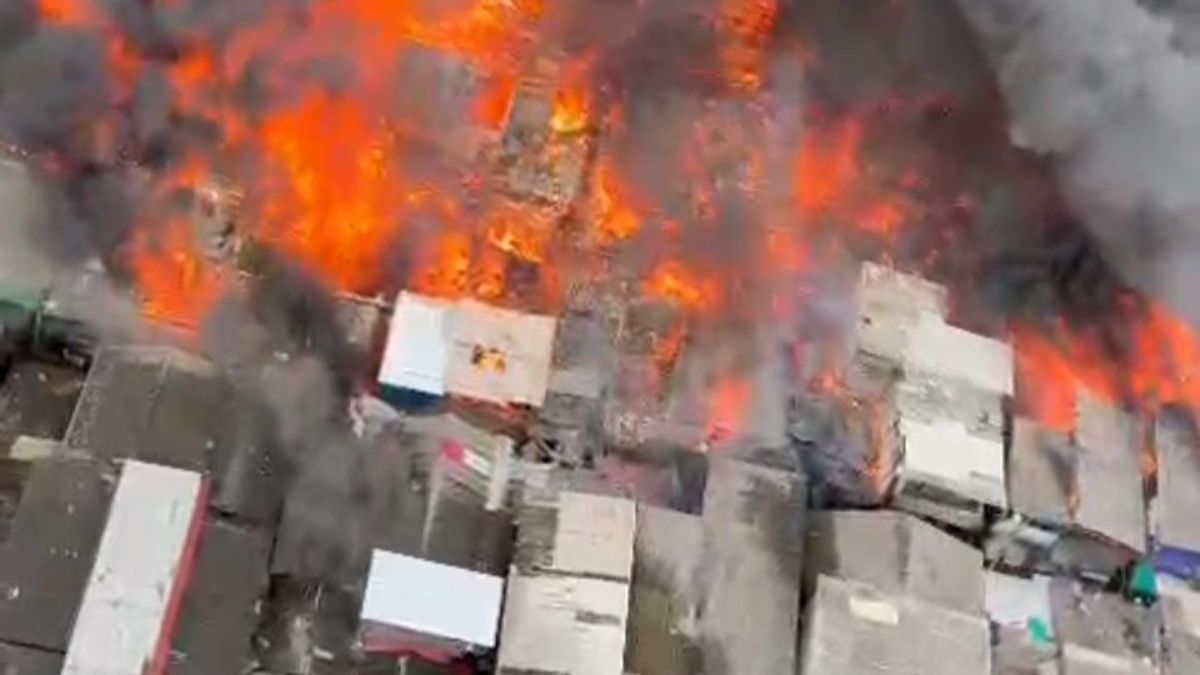 Kebakaran di Kemayoran