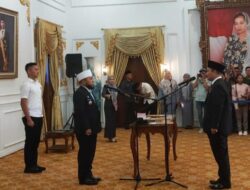 Gubernur Helmi Hasan Lantik Herwan Antoni sebagai Pj Sekda Bengkulu