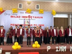 Milad IMM Ke-61, PC IMM Kota Bengkulu Periode 2025-2026 Resmi Dikukuhkan