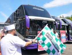 Gubernur Helmi Lepas 150 Pemudik Gratis, Warga Bengkulu Antusias Pulang Kampung