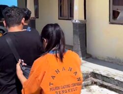 Perempuan Muda asal Lebong Gelapkan 8 Motor Teman Sendiri