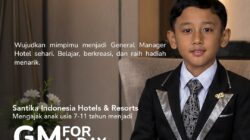 Hadirkan Program “GM For A Day”, Hotel Santika Bengkulu Fasilitasi Anak Menjadi General Manager Sehari