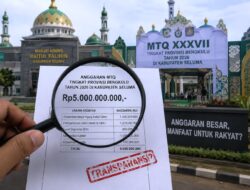 Anggaran MTQ Seluma Rp 5 Miliar Disorot, LSM Cahaya Minta APH Turun Tangan
