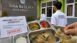 Lauk Ikan Berlendir, SMAN 7 Bengkulu Tolak Menu MBG