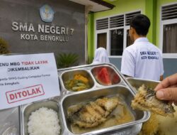 Lauk Ikan Berlendir, SMAN 7 Bengkulu Tolak Menu MBG