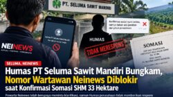 Dikonfirmasi Soal Somasi SHM, Humas PT SSM Bungkam, Nomor Wartawan Diblokir