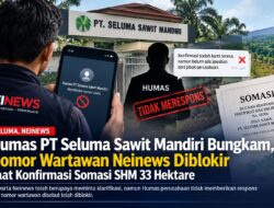 Dikonfirmasi Soal Somasi SHM, Humas PT SSM Bungkam, Nomor Wartawan Diblokir